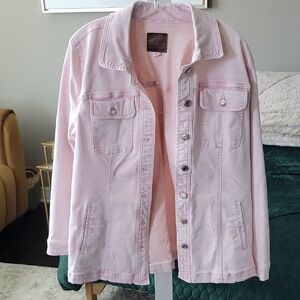 Maurices Light Pink Jean Jacket